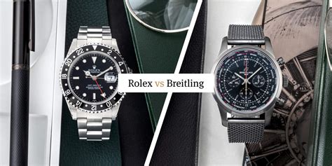 rolex vs breitling comparison|is Breitling a good brand.